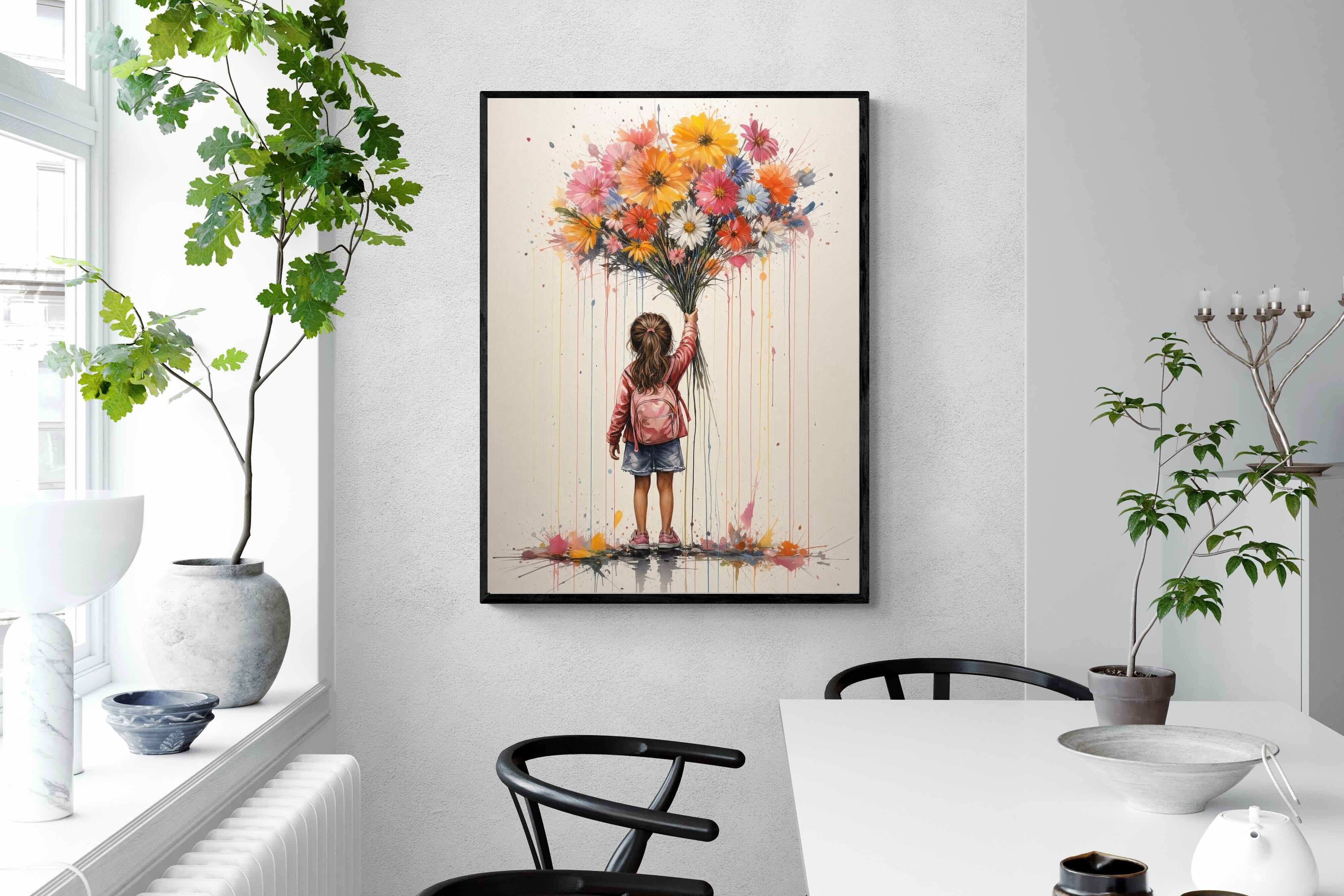 Pixalot ® Girl With Flowers