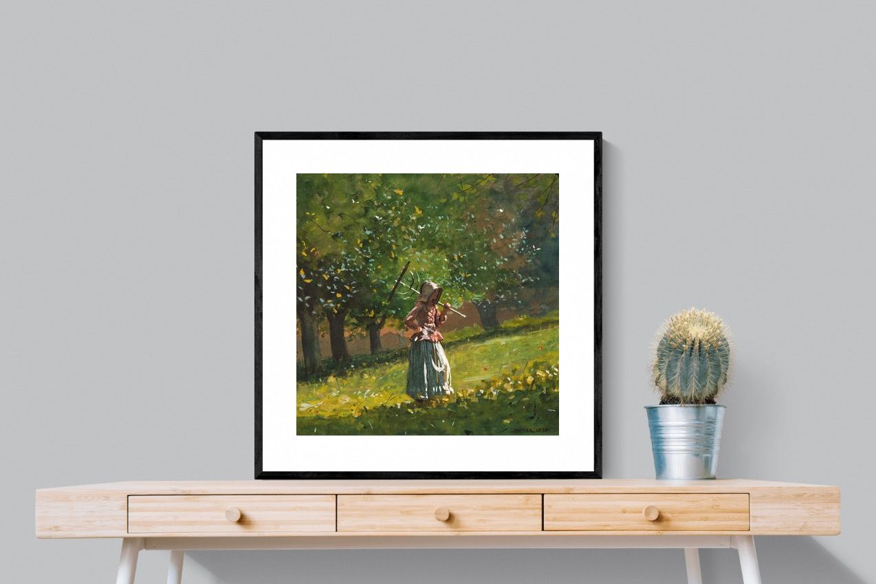 Pixalot ® Girl with Hay Rake