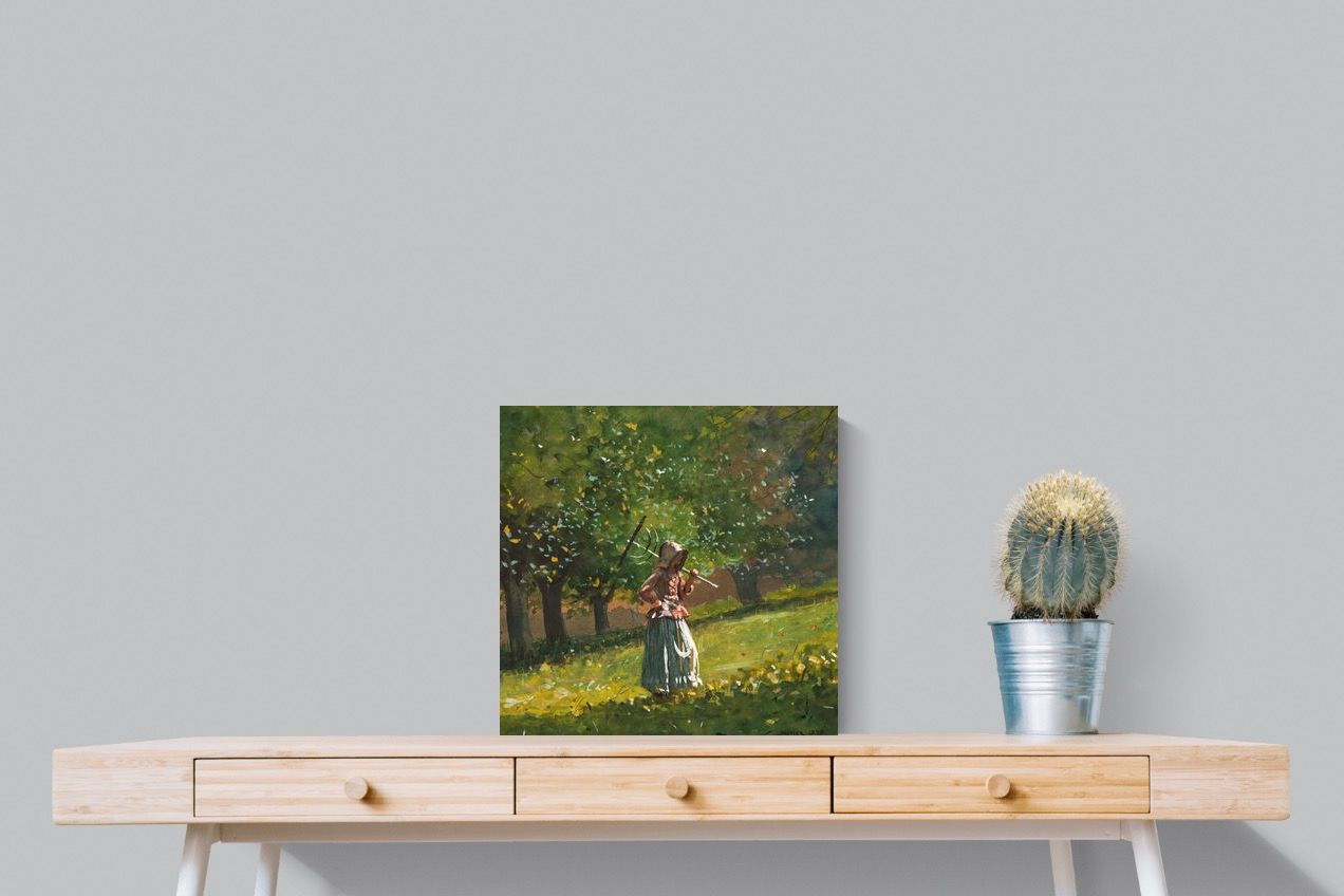 Pixalot ® Girl with Hay Rake
