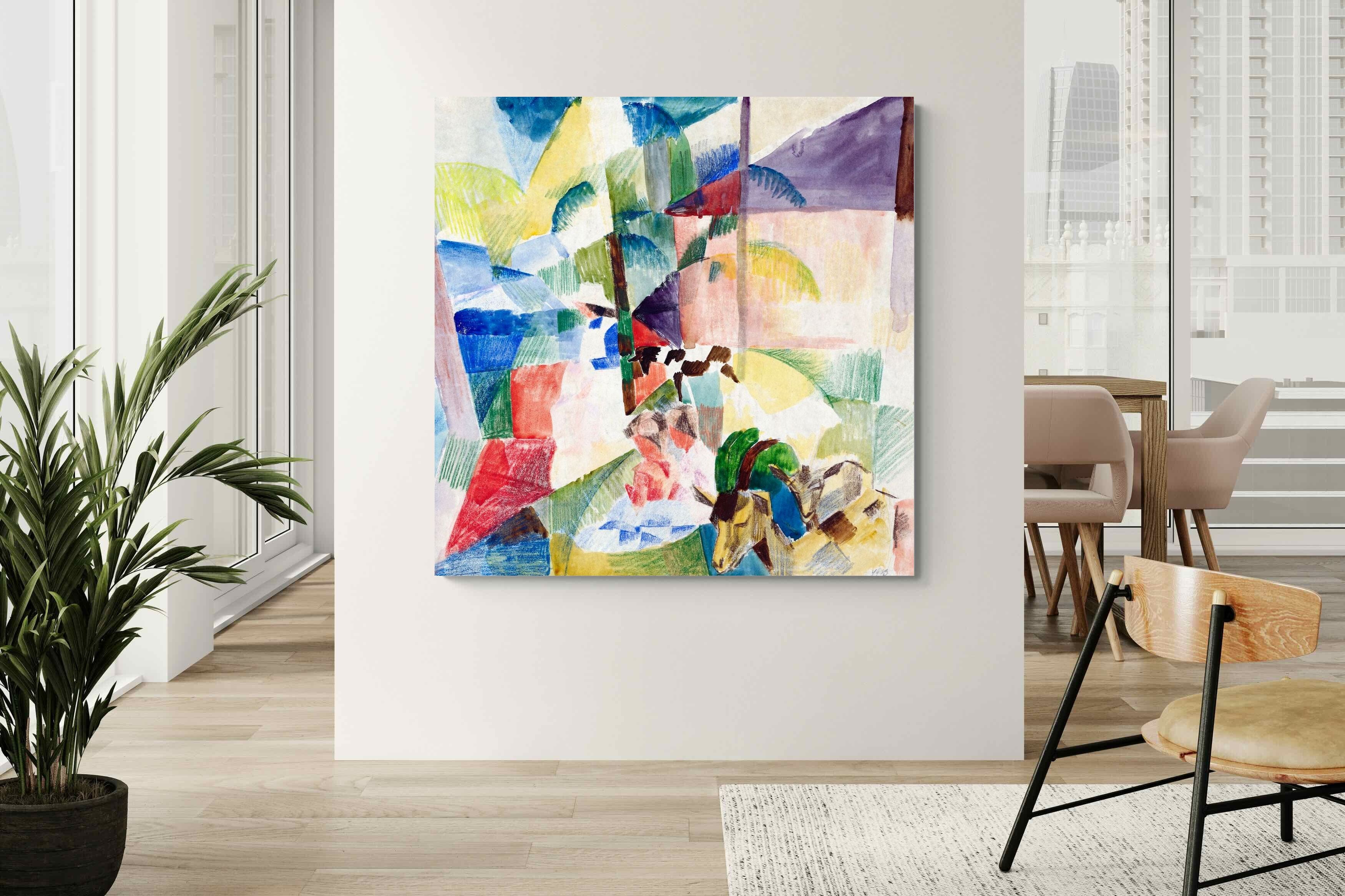 Pixalot ® Landscape with Children and Goats