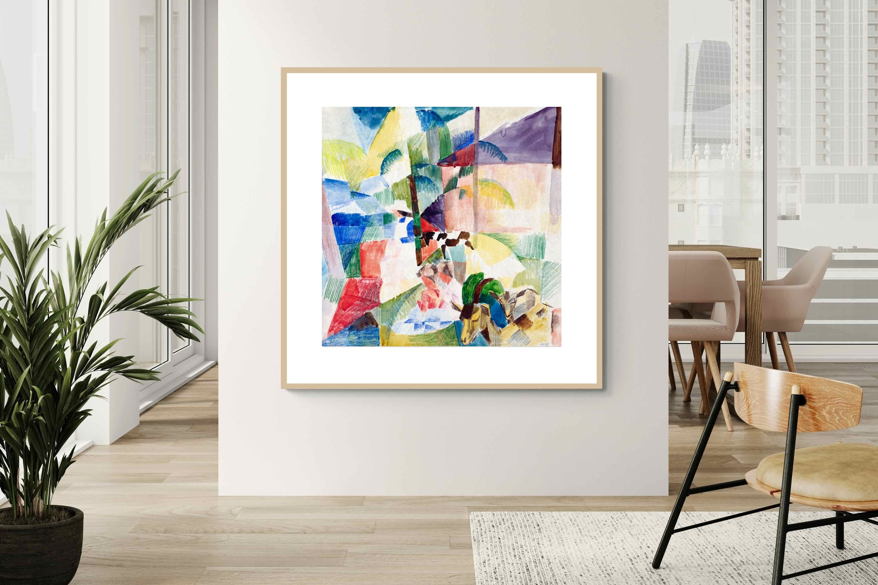 Pixalot ® Landscape with Children and Goats