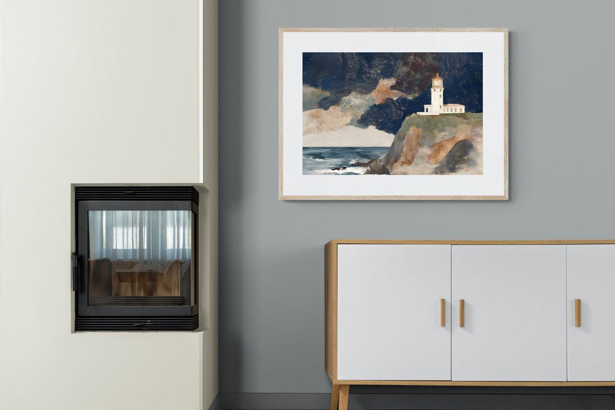Pixalot ® Lighthouse on a Stormy Cliff