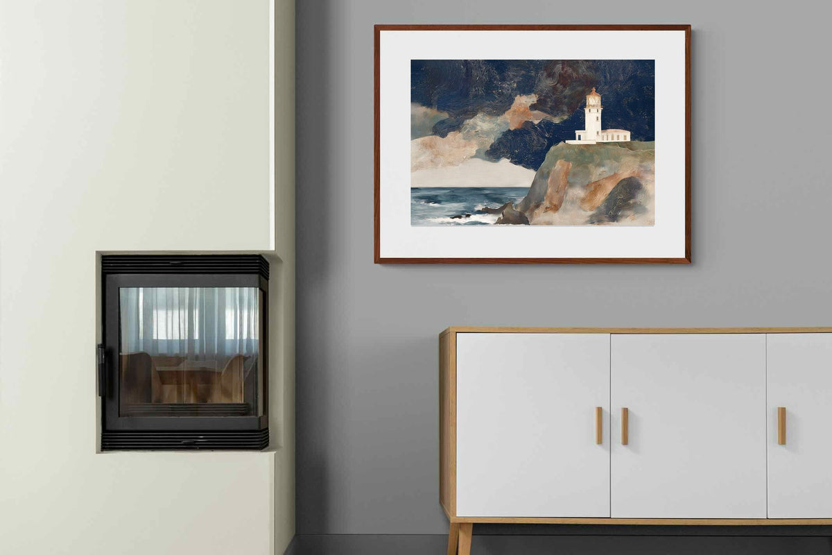 Pixalot ® Lighthouse on a Stormy Cliff