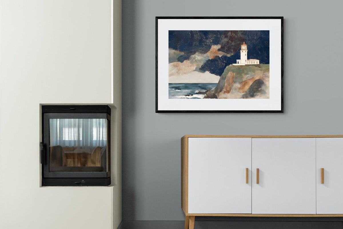 Pixalot ® Lighthouse on a Stormy Cliff
