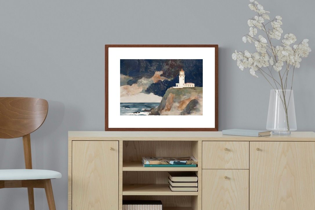 Pixalot ® Lighthouse on a Stormy Cliff
