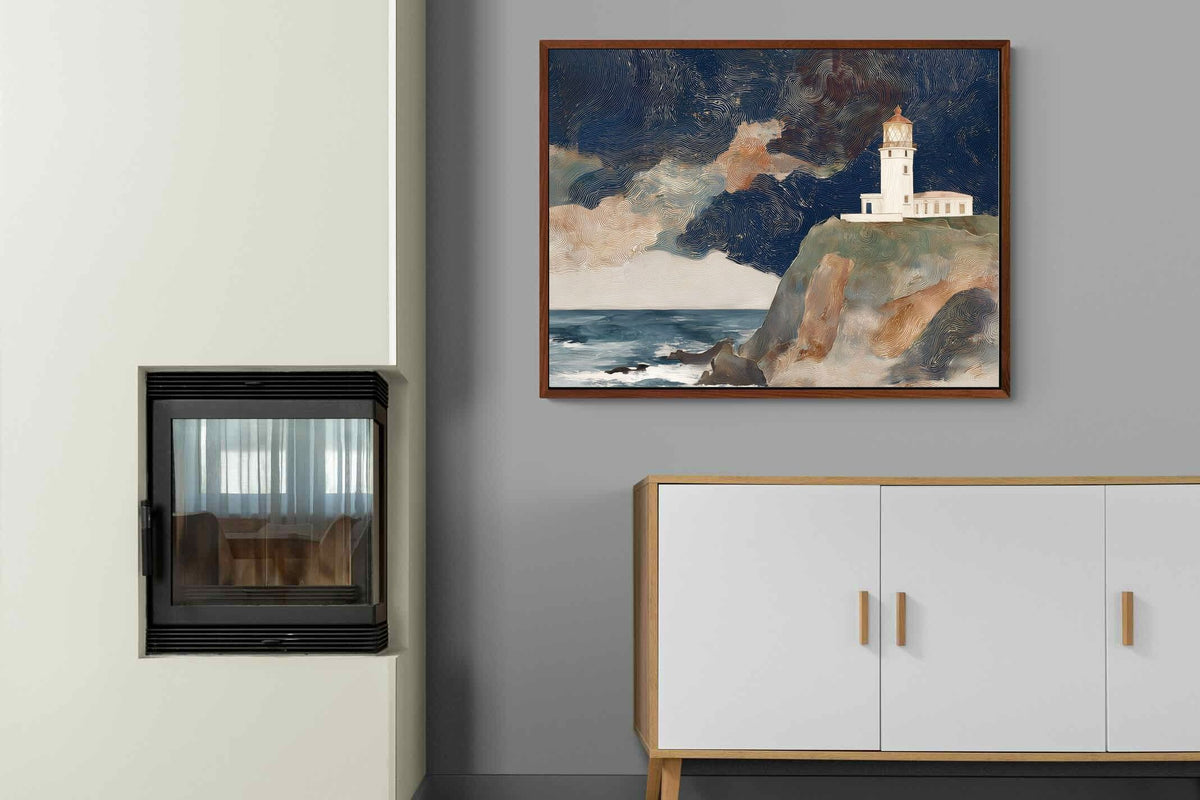 Pixalot ® Lighthouse on a Stormy Cliff
