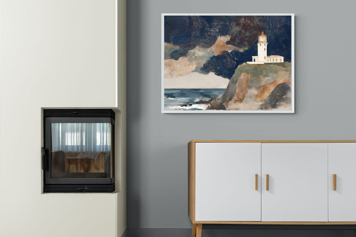 Pixalot ® Lighthouse on a Stormy Cliff