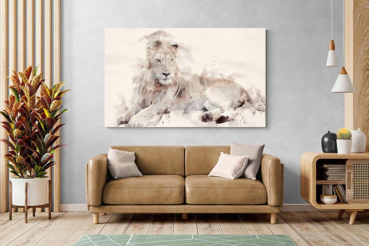 Pixalot ® Lion Watercolour