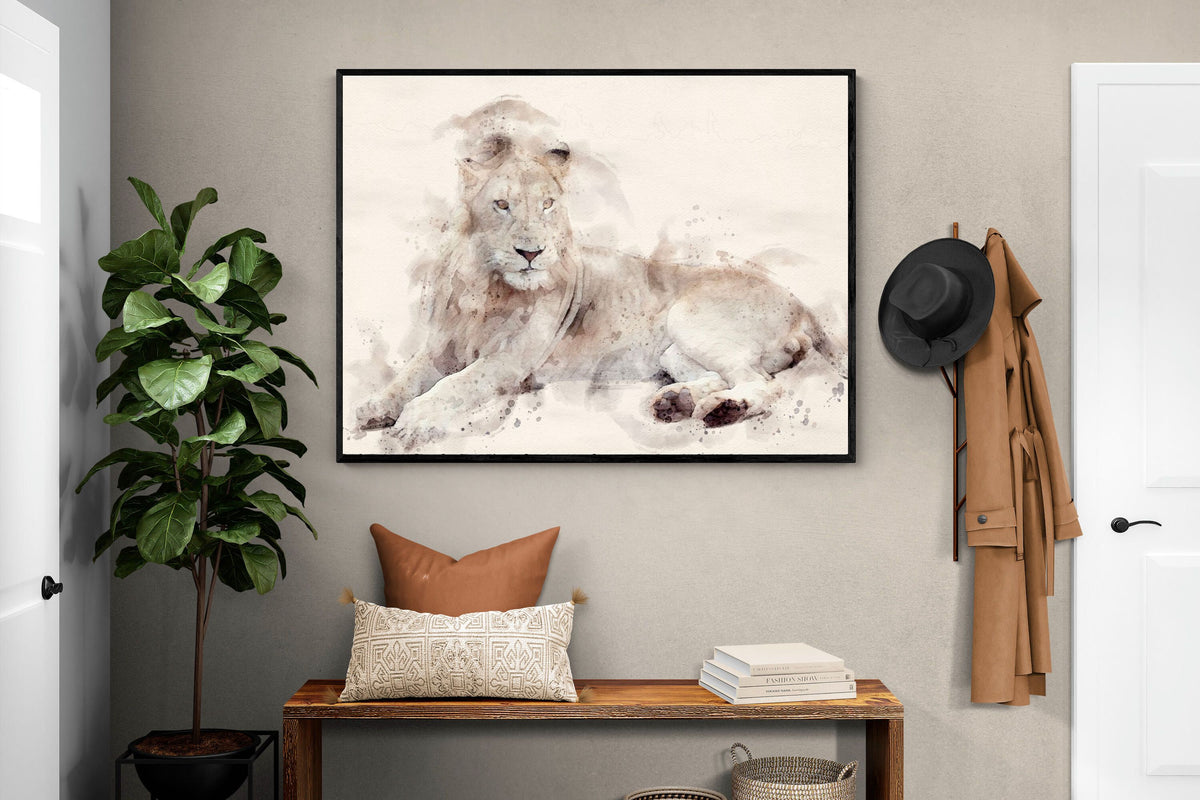 Pixalot ® Lion Watercolour