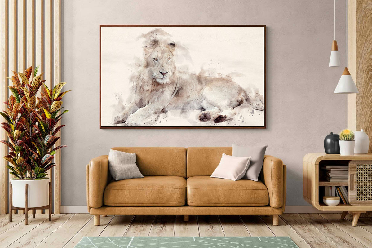 Pixalot ® Lion Watercolour