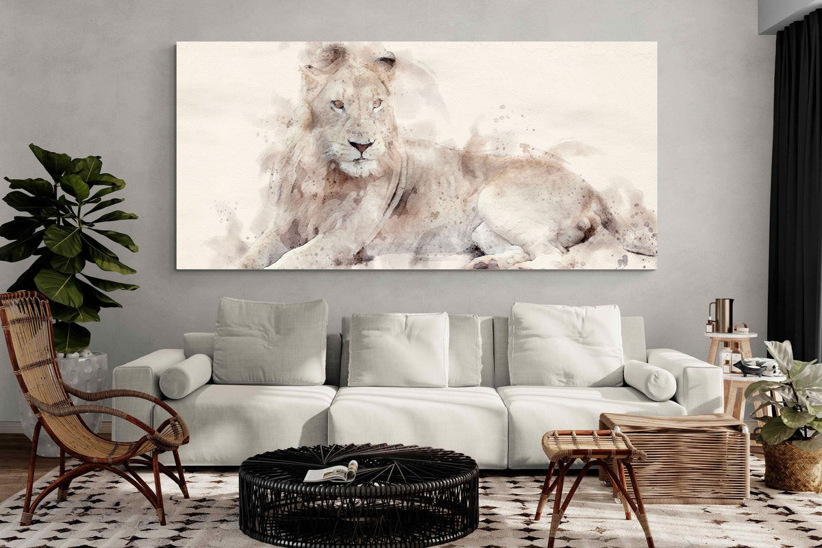 Pixalot ® Lion Watercolour
