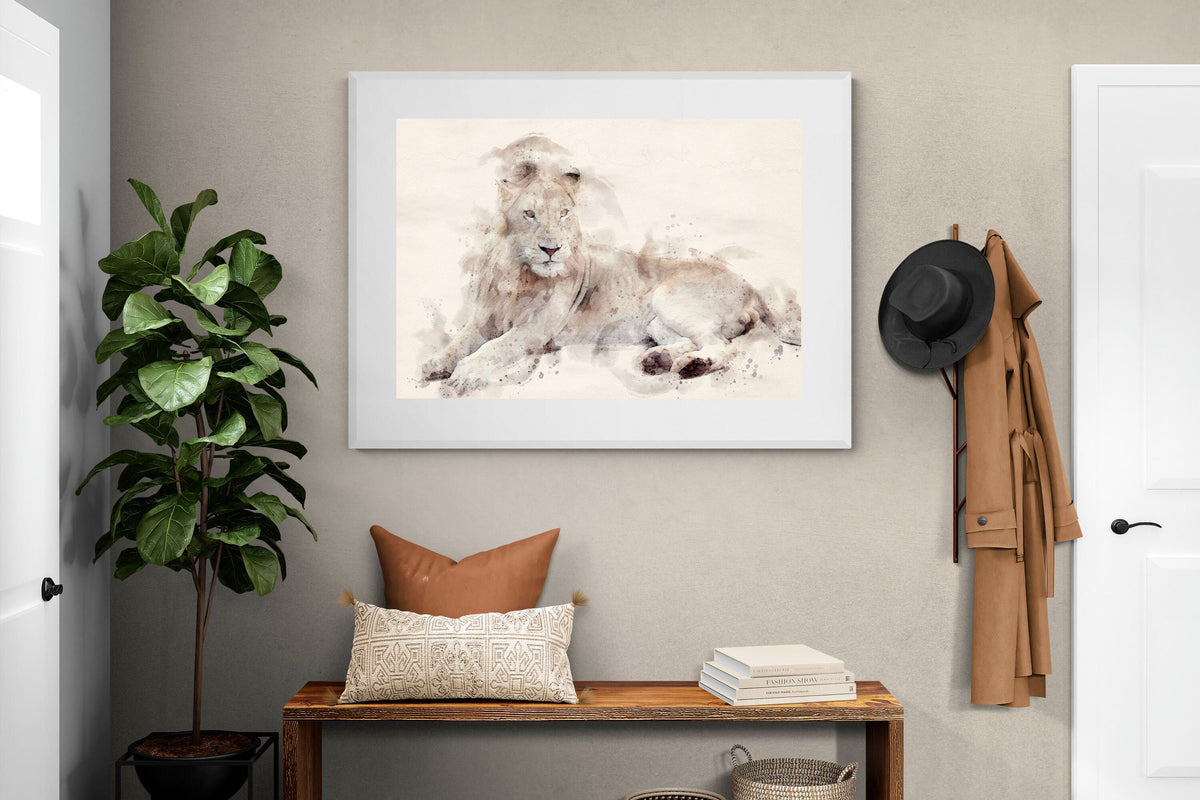 Pixalot ® Lion Watercolour