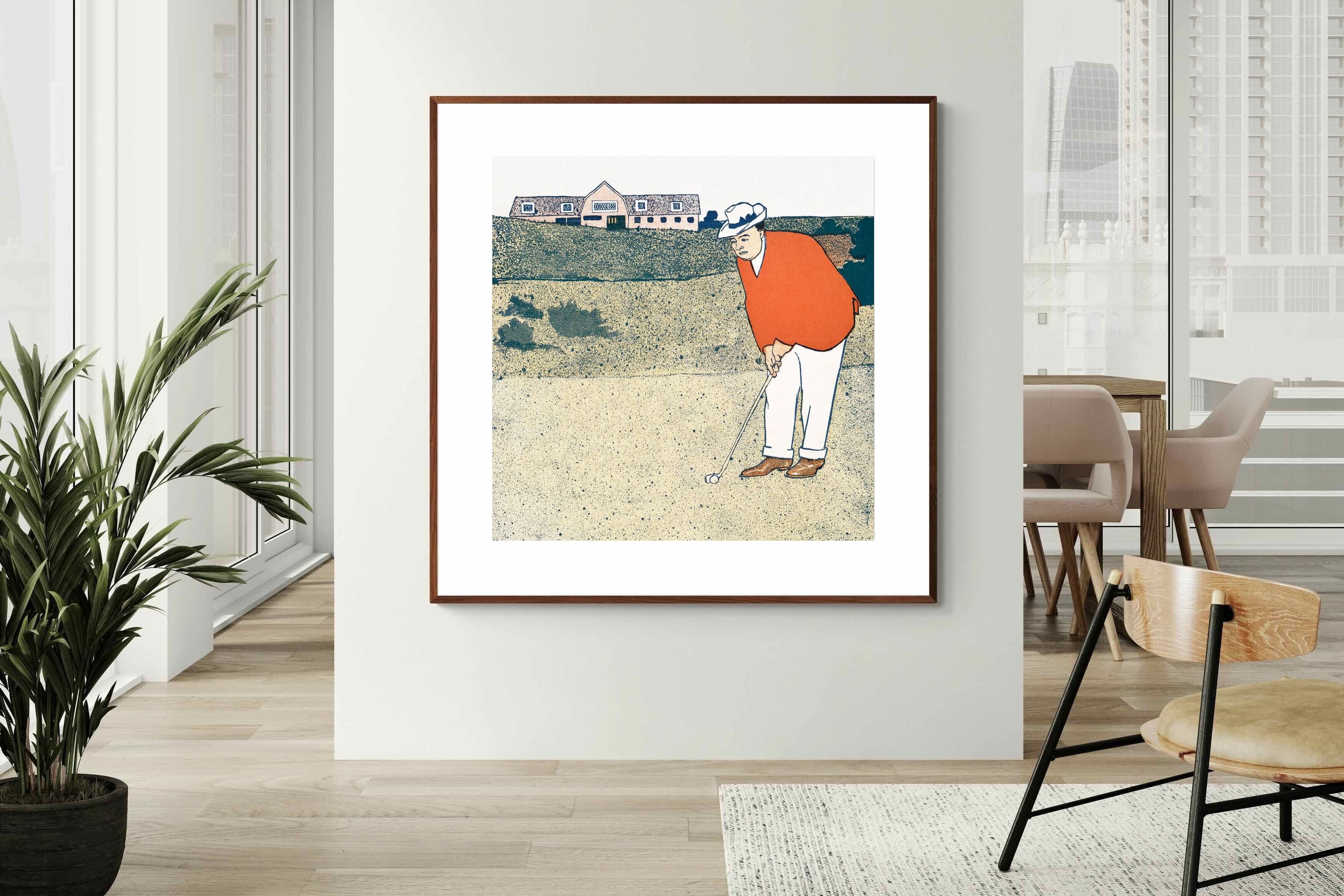 Pixalot ® Man Playing Golf
