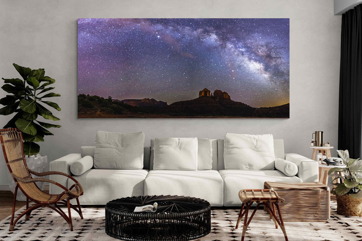 Pixalot ® Milky Way over Cathedral Rock