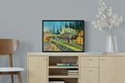 Pixalot ® Orchard Bordered by Cypresses