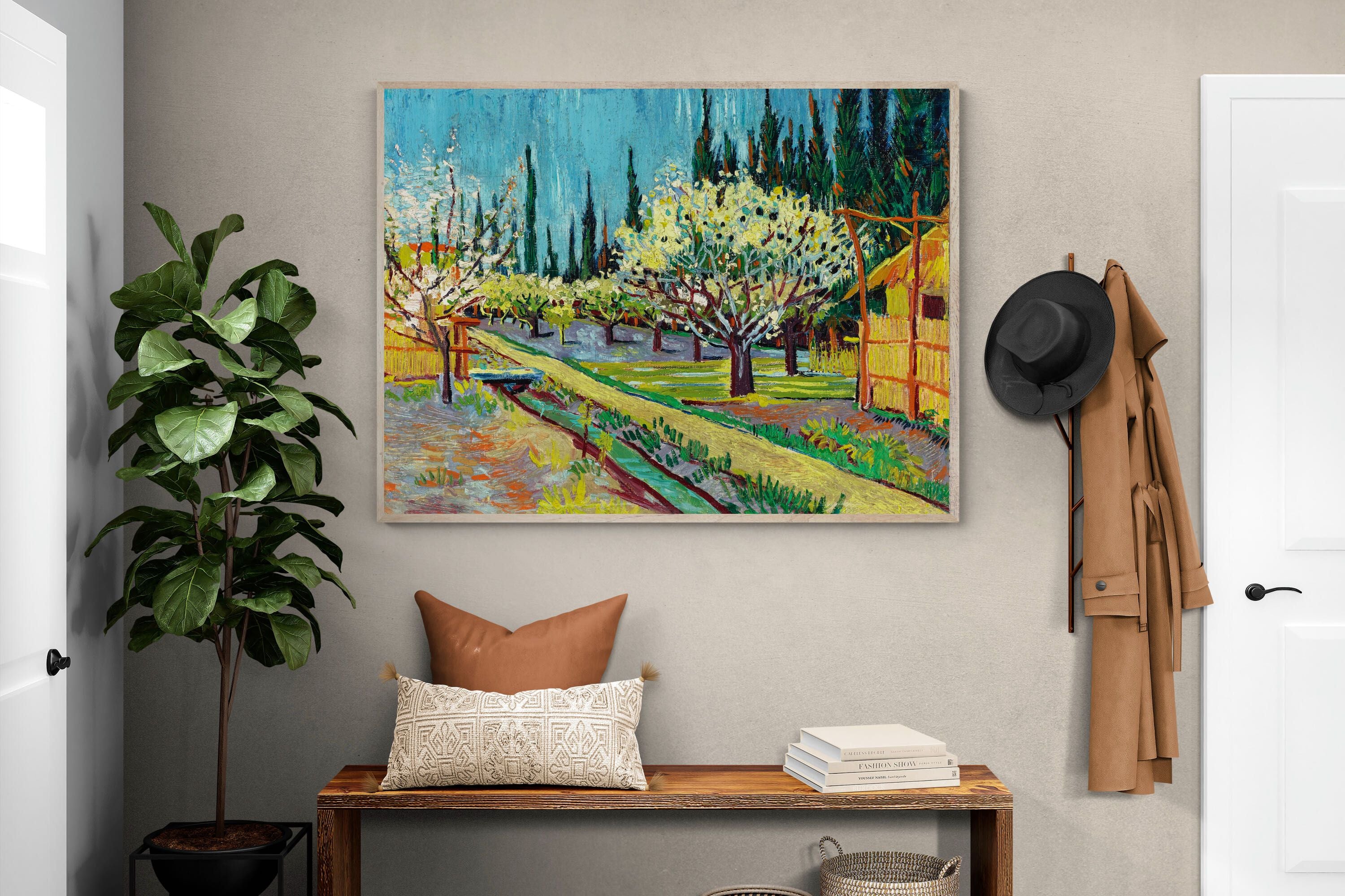 Pixalot ® Orchard Bordered by Cypresses