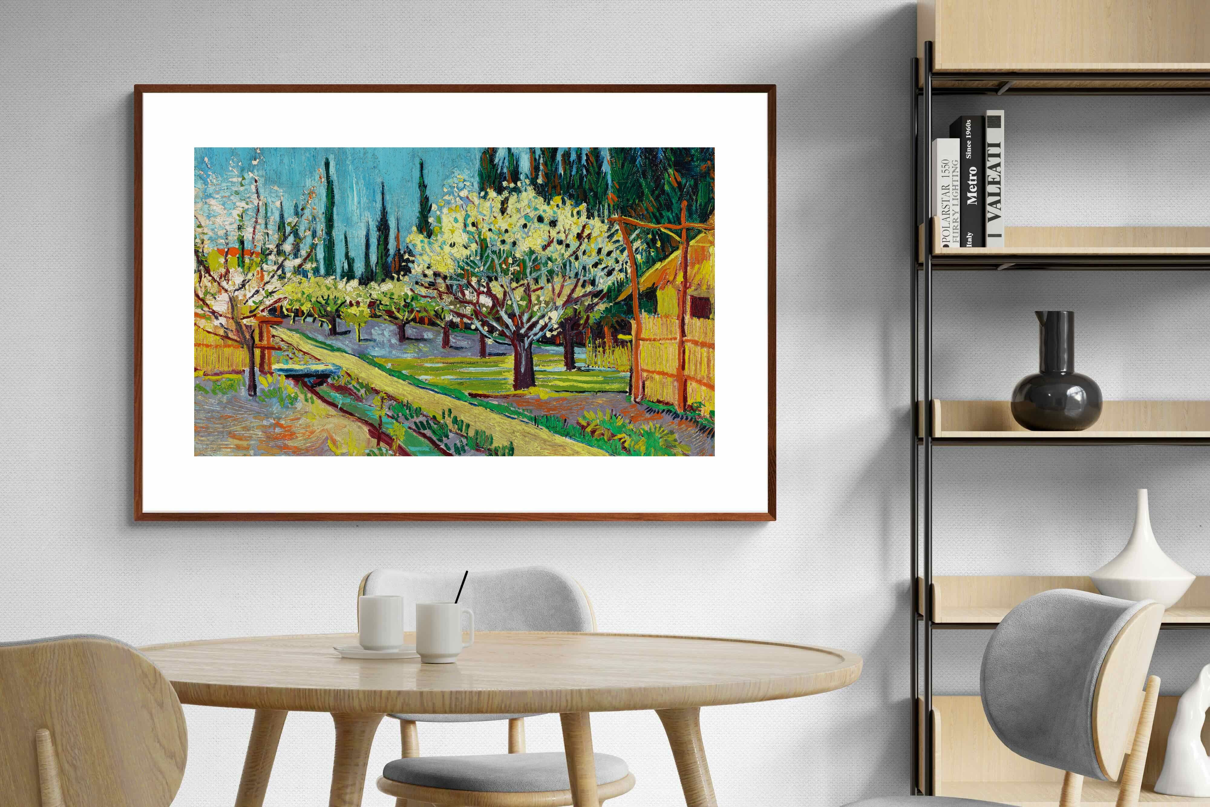 Pixalot ® Orchard Bordered by Cypresses