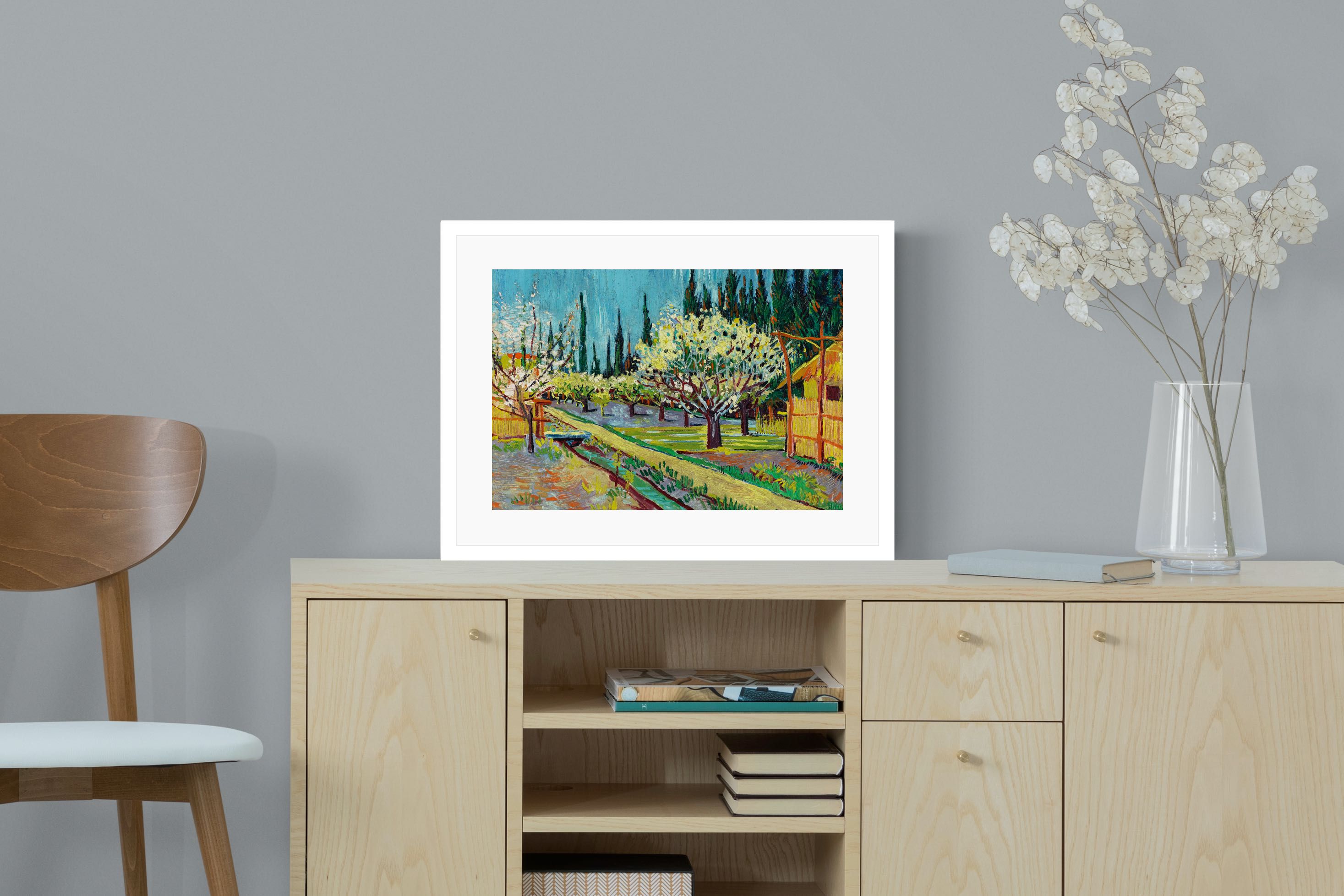 Pixalot ® Orchard Bordered by Cypresses