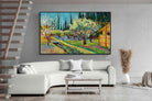 Pixalot ® Orchard Bordered by Cypresses