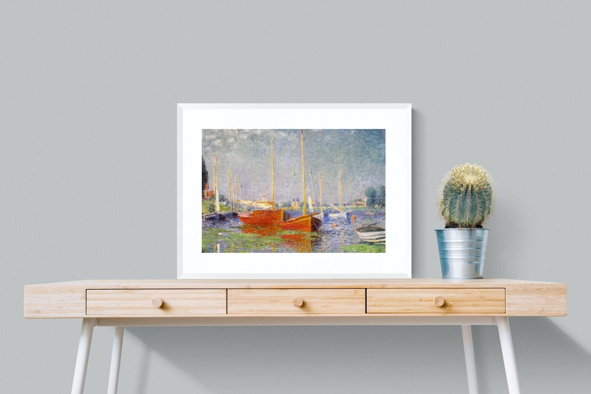 Pixalot ® Red Boats at Argenteuil