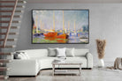 Pixalot ® Red Boats at Argenteuil