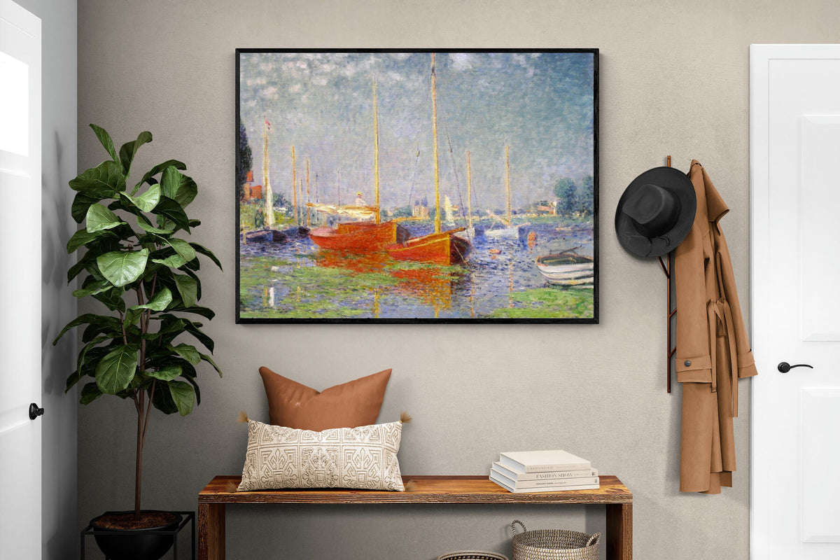 Pixalot ® Red Boats at Argenteuil