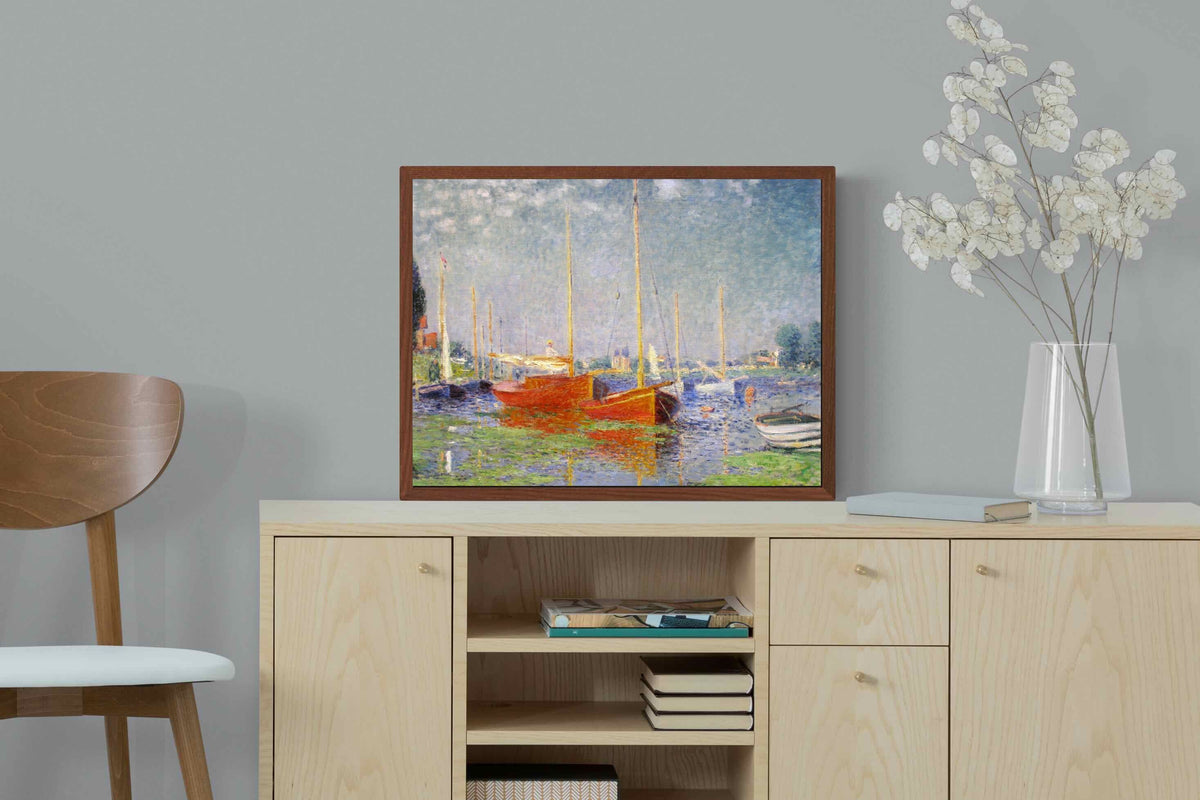 Pixalot ® Red Boats at Argenteuil