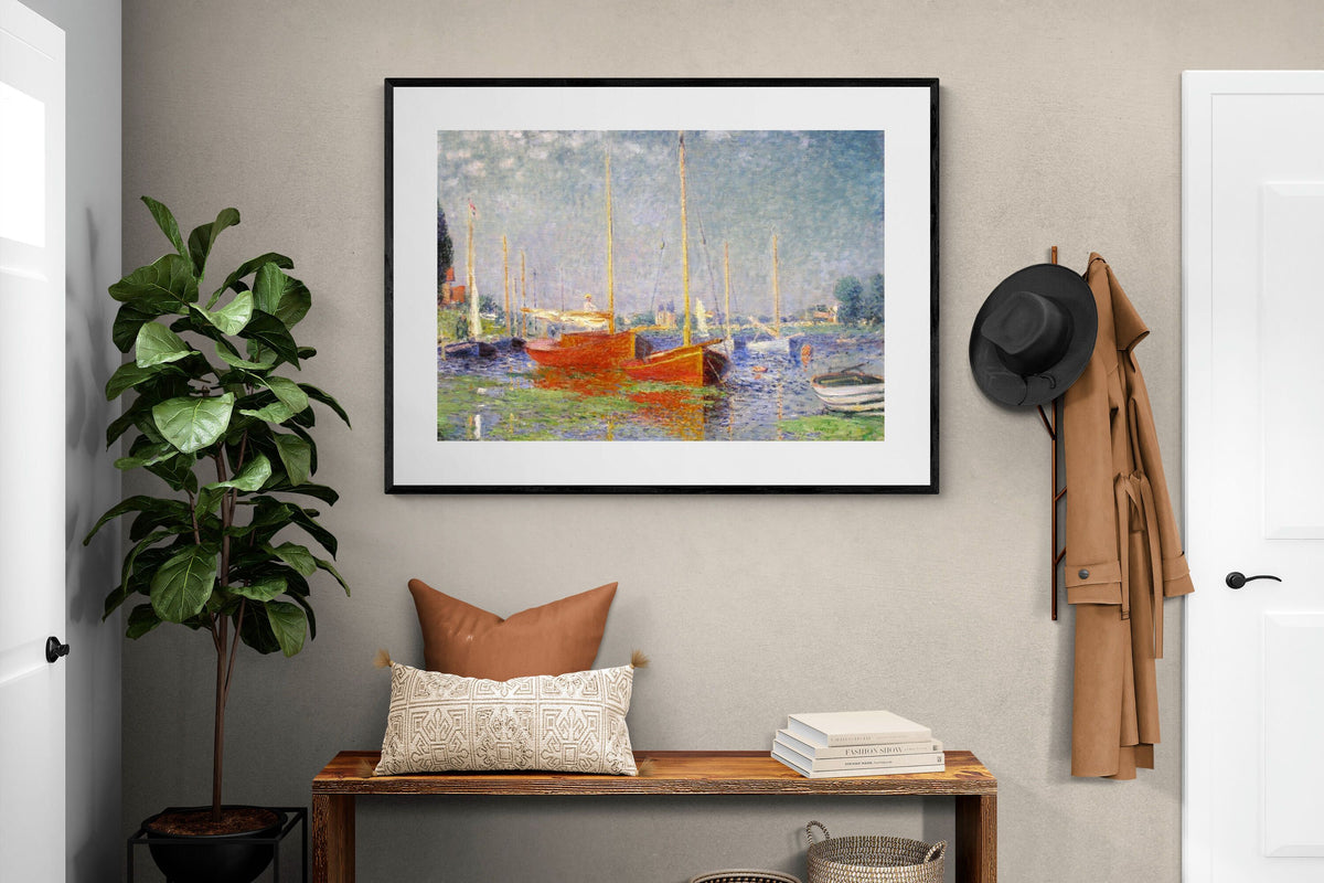 Pixalot ® Red Boats at Argenteuil