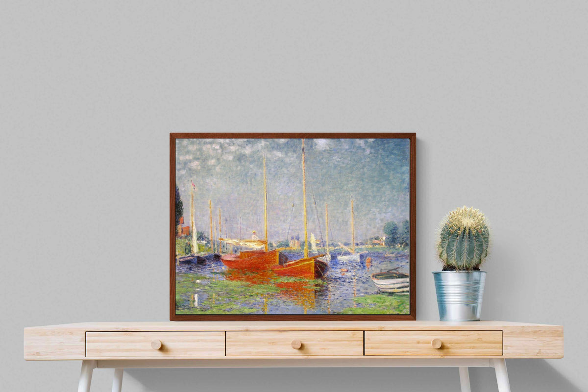 Pixalot ® Red Boats at Argenteuil