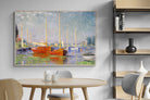 Pixalot ® Red Boats at Argenteuil