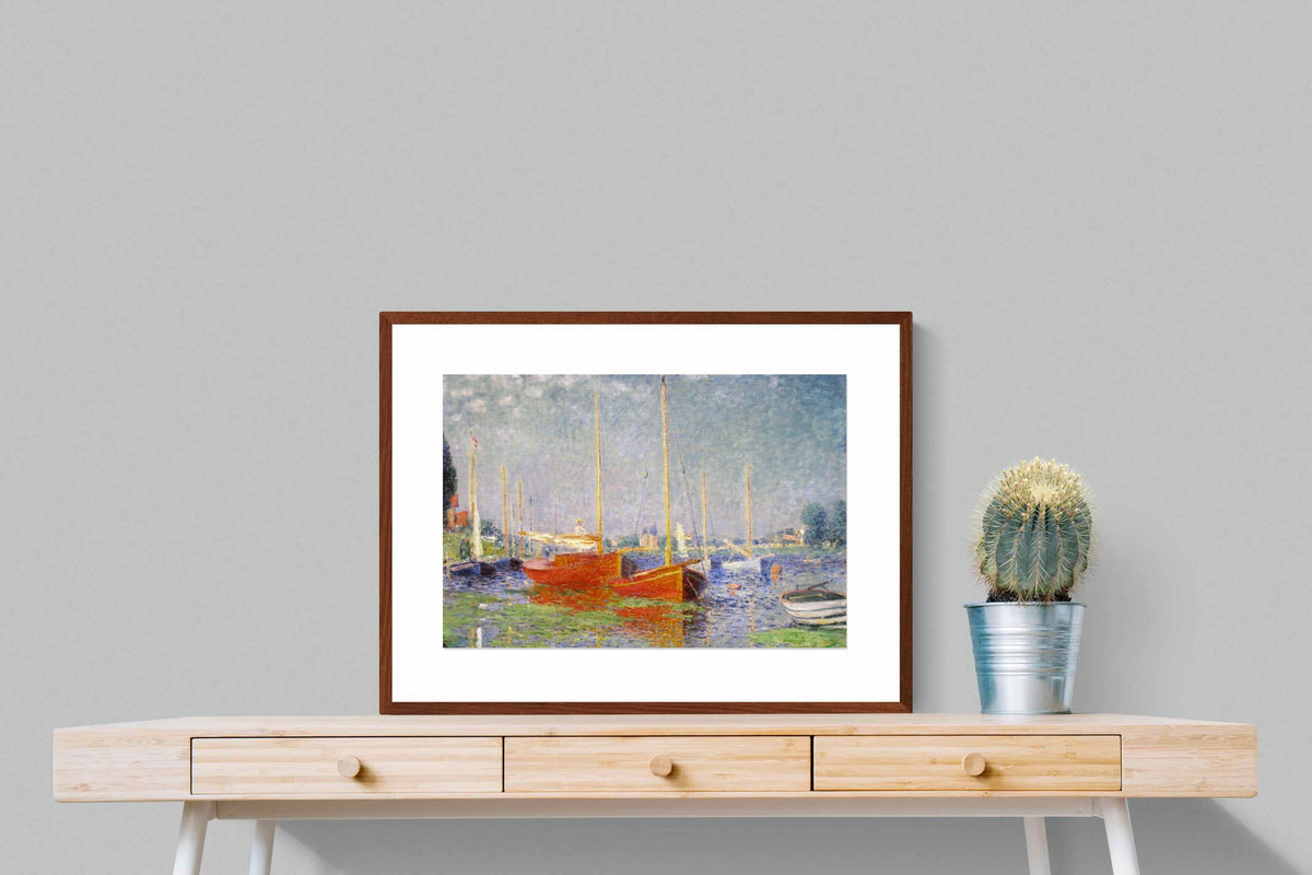 Pixalot ® Red Boats at Argenteuil