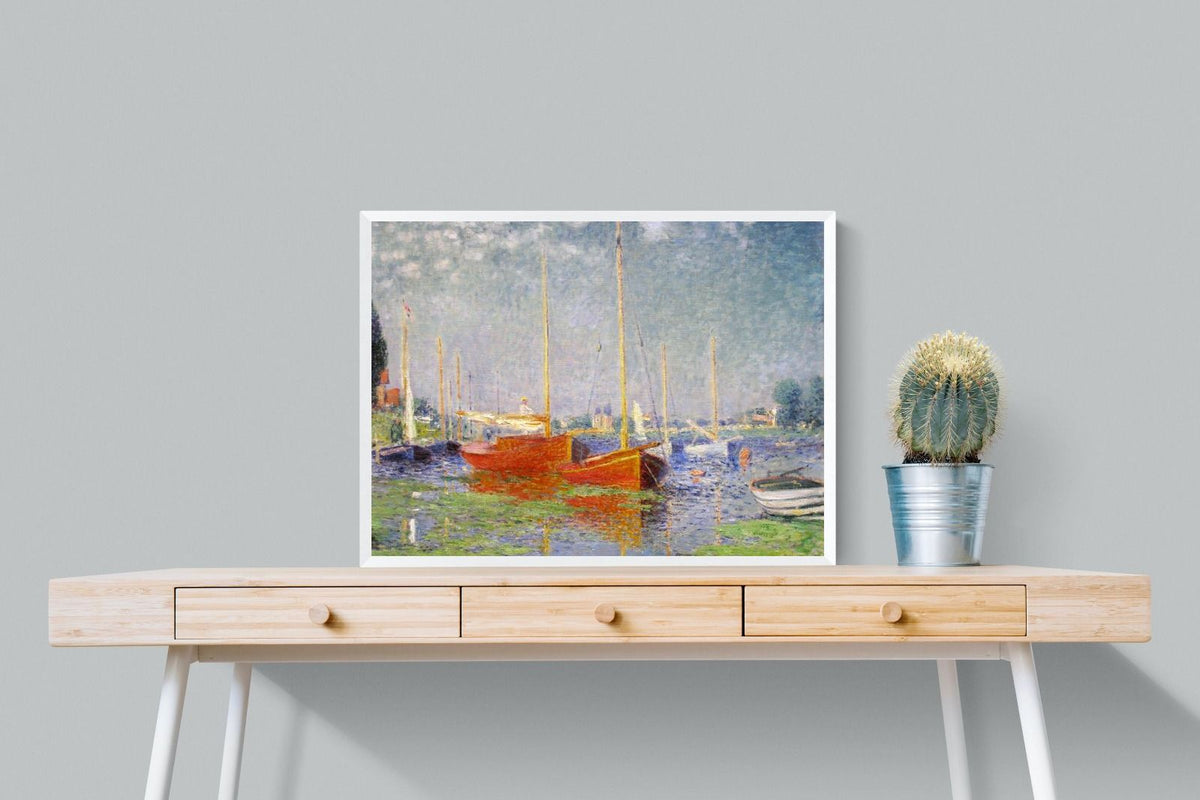 Pixalot ® Red Boats at Argenteuil