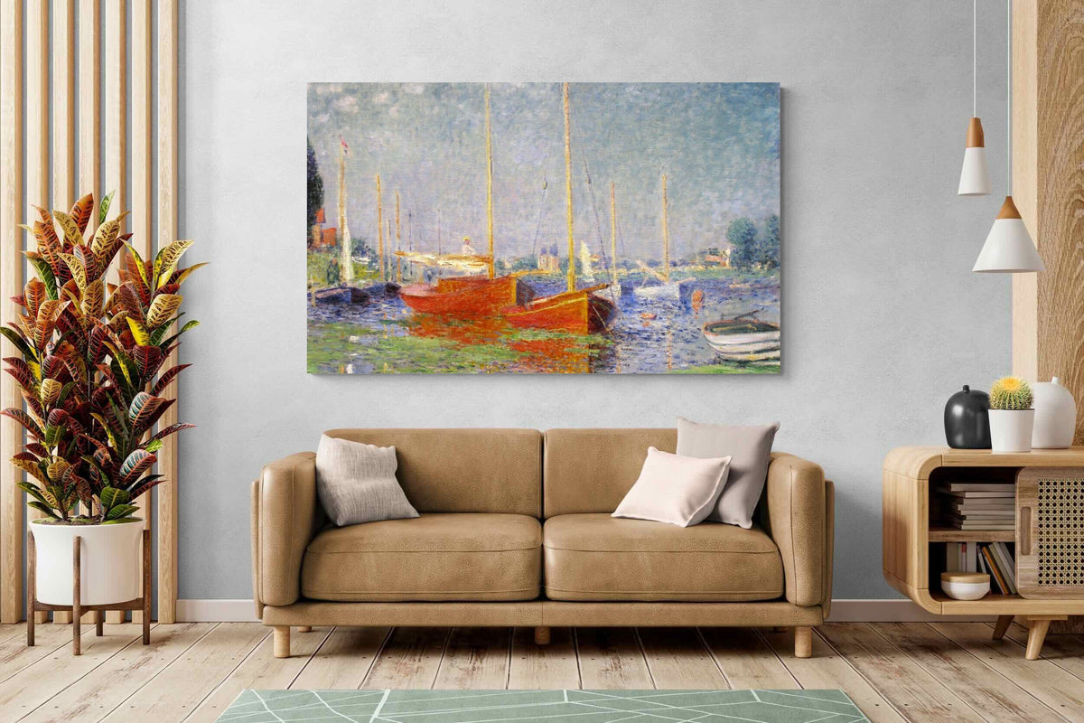 Pixalot ® Red Boats at Argenteuil