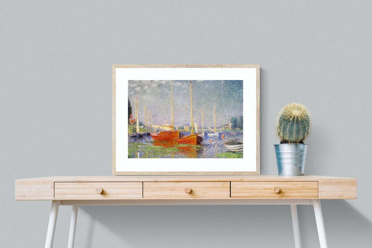 Pixalot ® Red Boats at Argenteuil