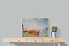 Pixalot ® Red Boats at Argenteuil