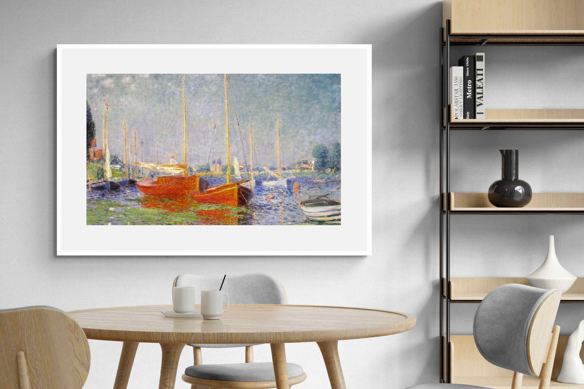 Pixalot ® Red Boats at Argenteuil