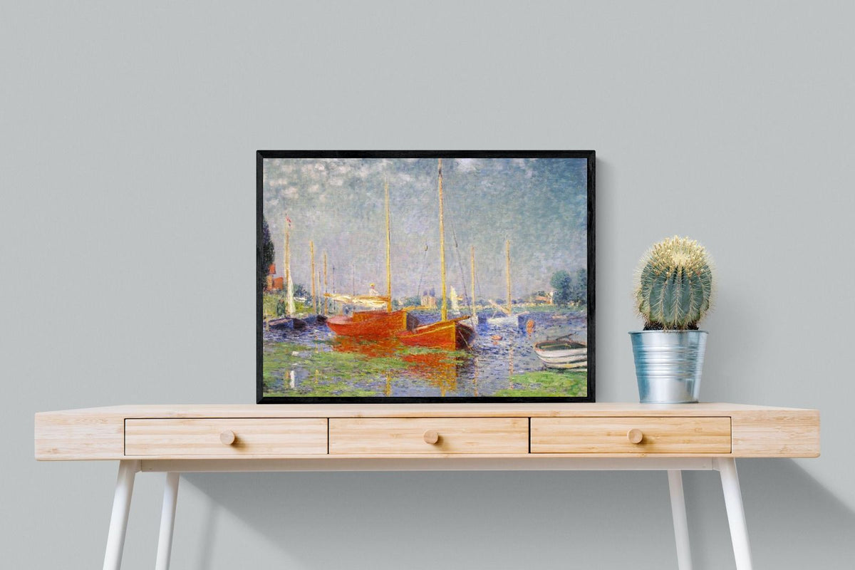 Pixalot ® Red Boats at Argenteuil