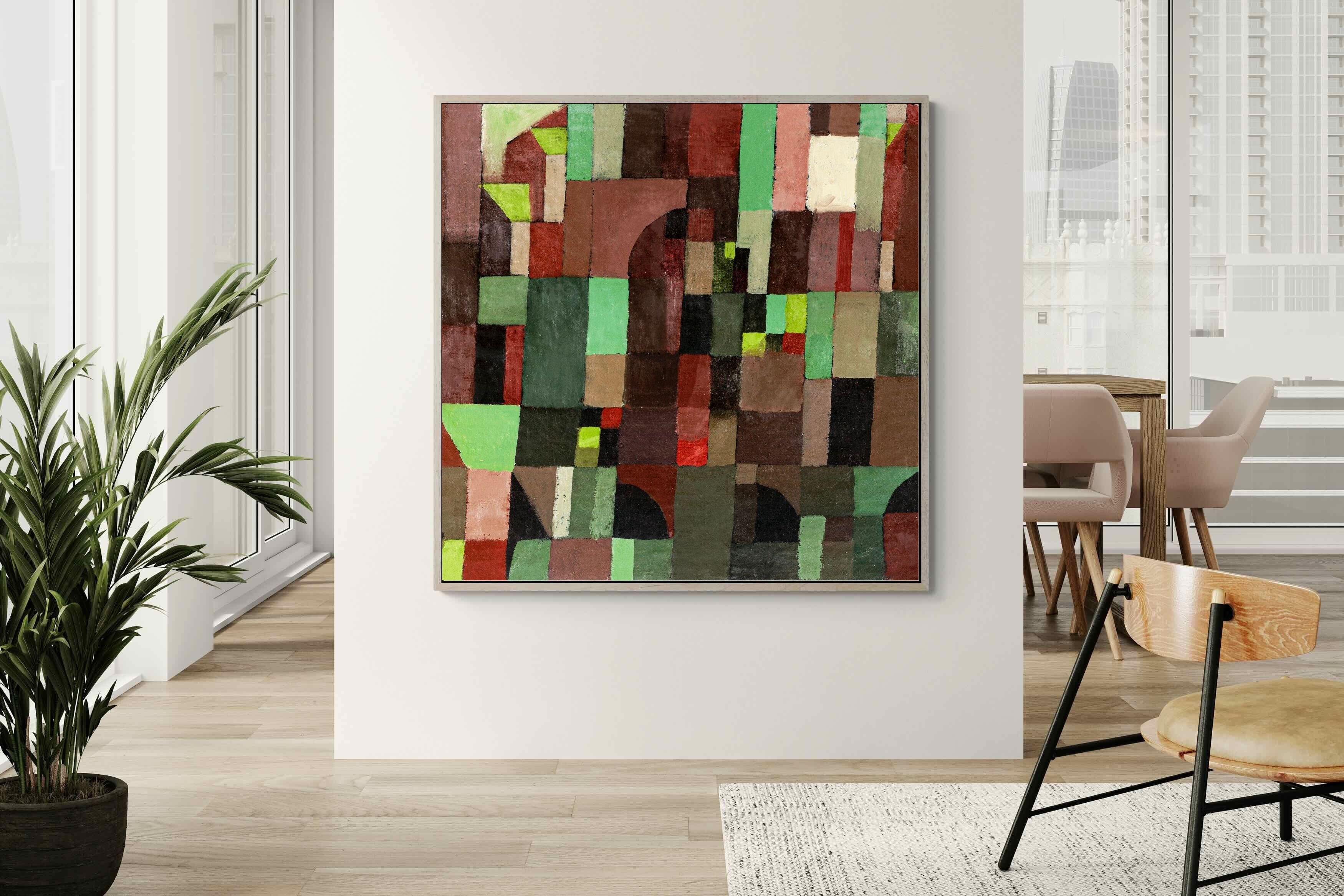 Pixalot ® Red & Green Architecture