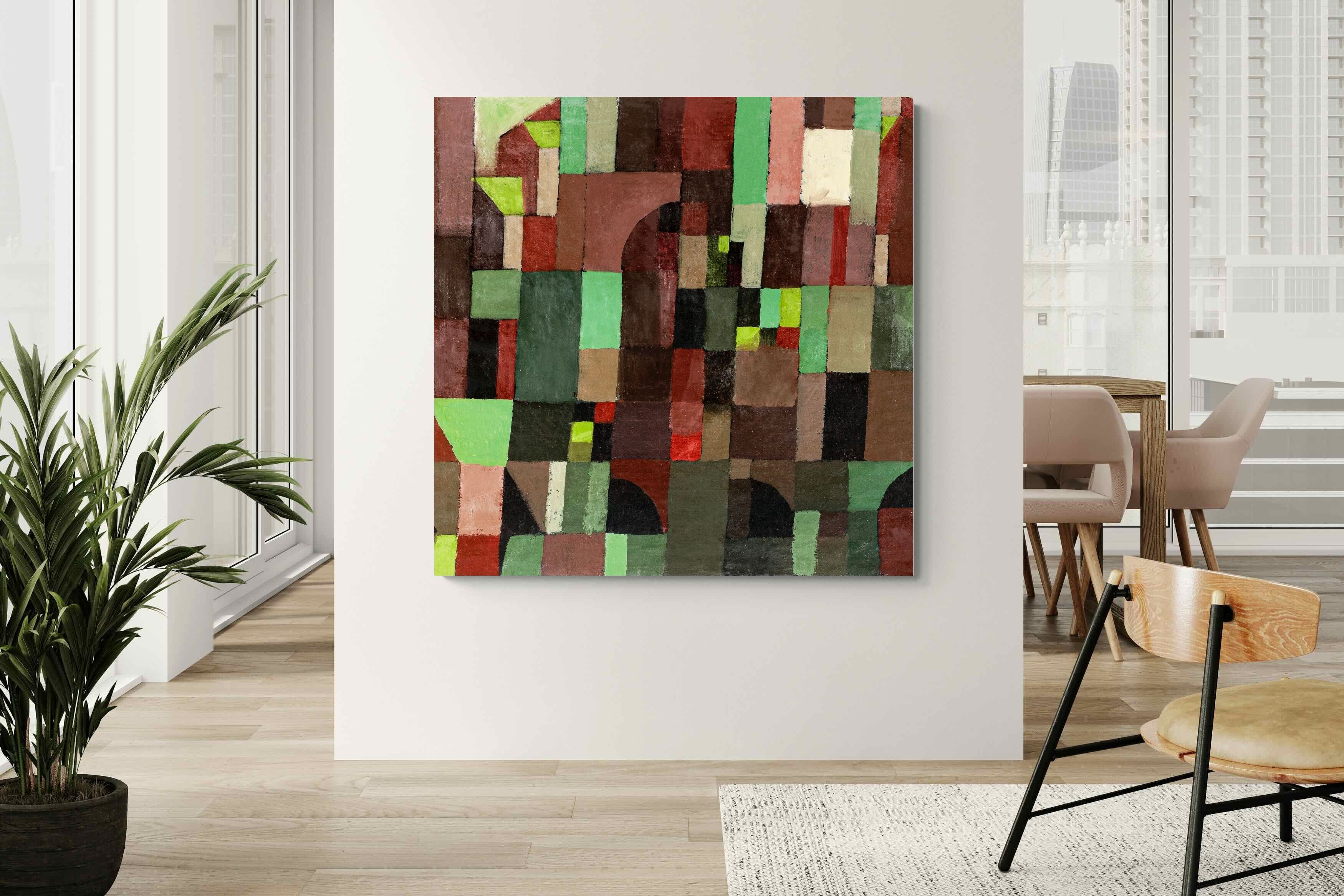Pixalot ® Red & Green Architecture