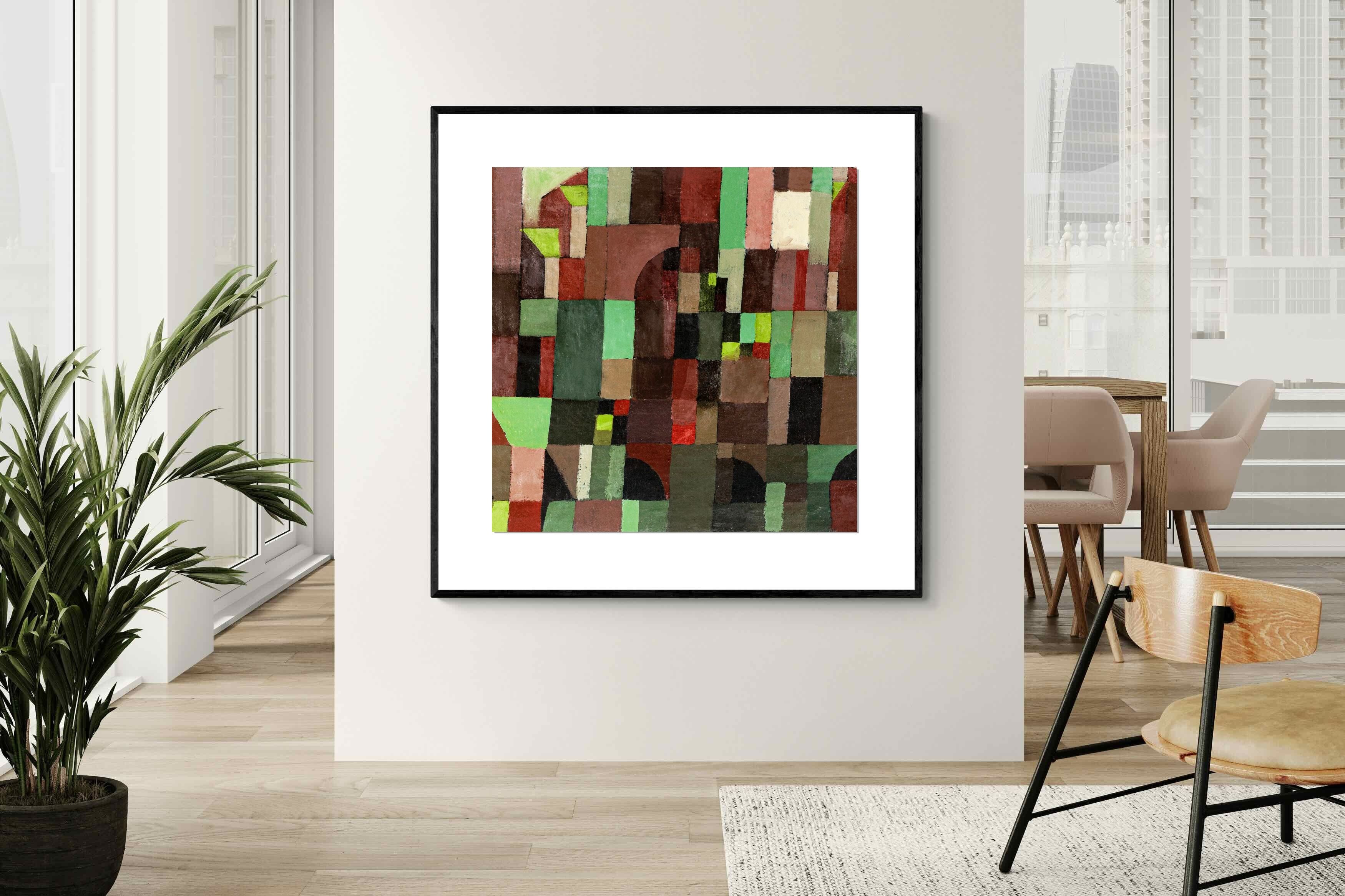 Pixalot ® Red & Green Architecture