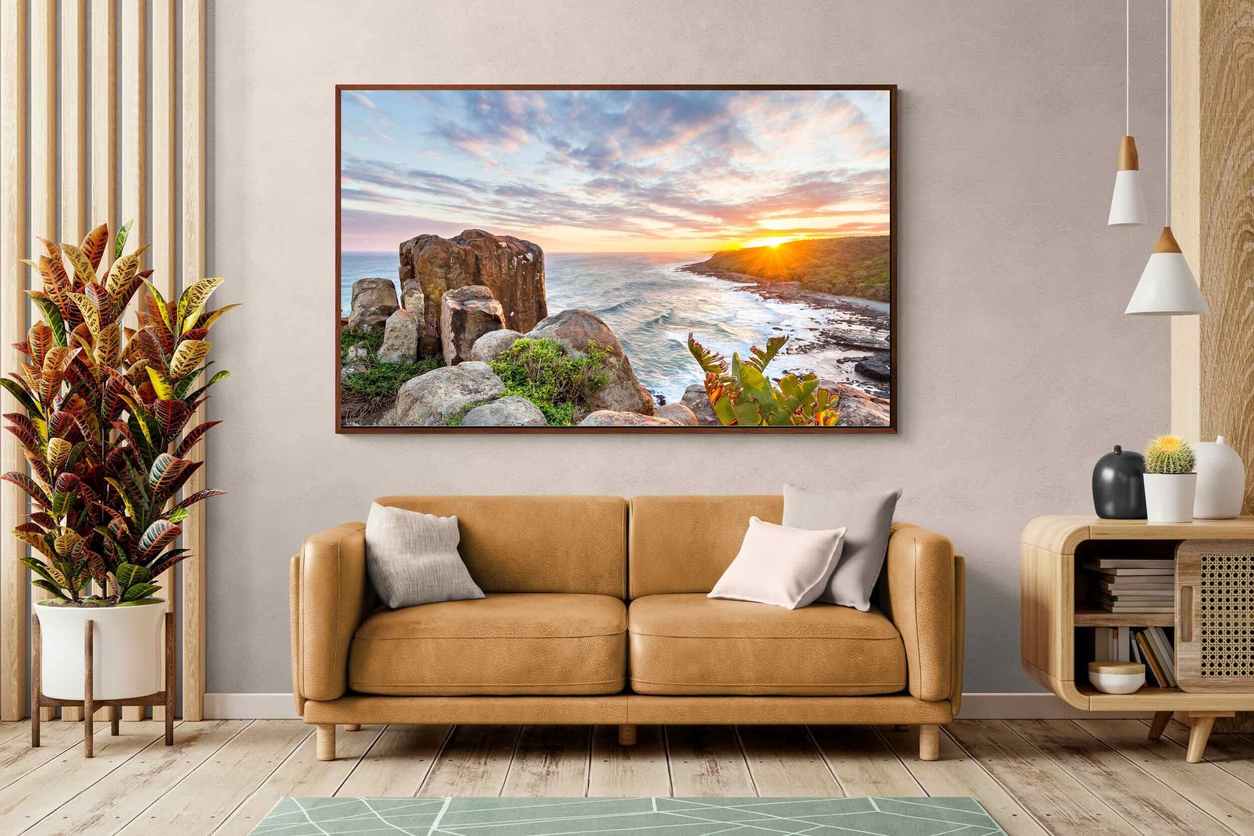 Pixalot ® Sunrise Over Rocky Bluff