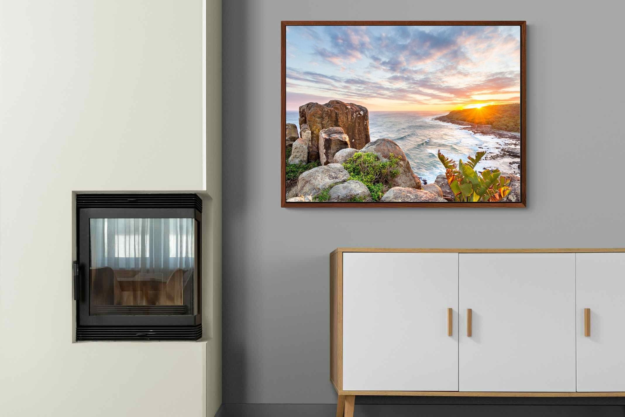 Pixalot ® Sunrise Over Rocky Bluff