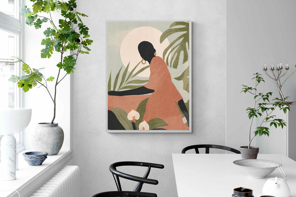 Pixalot ® Tropical Woman Silhouette