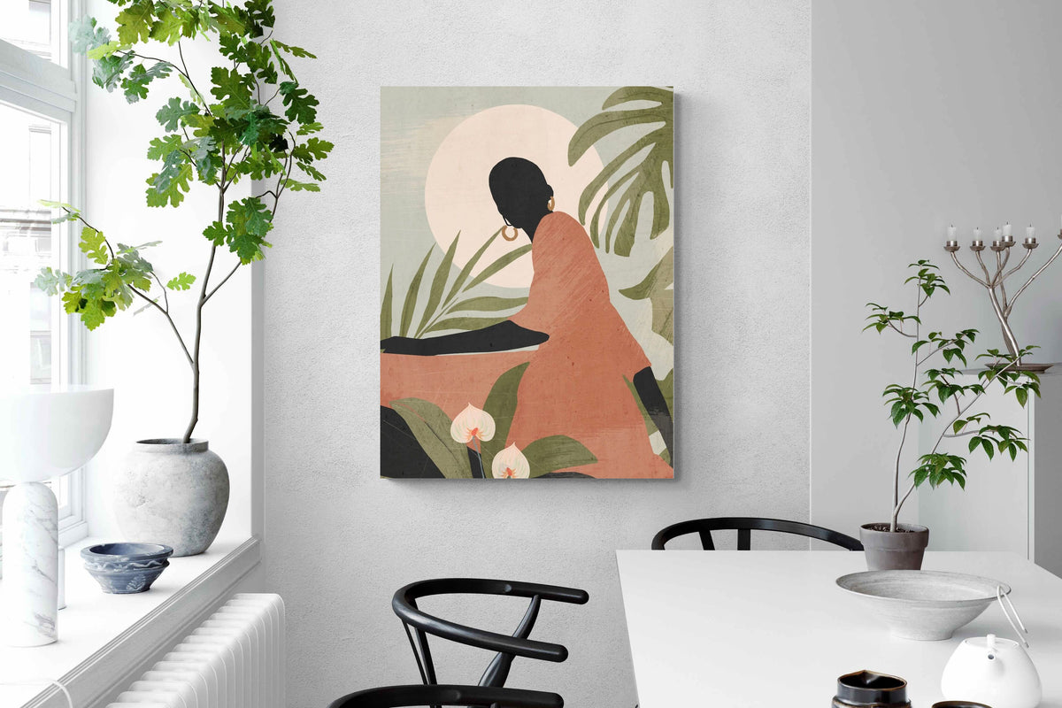 Pixalot ® Tropical Woman Silhouette