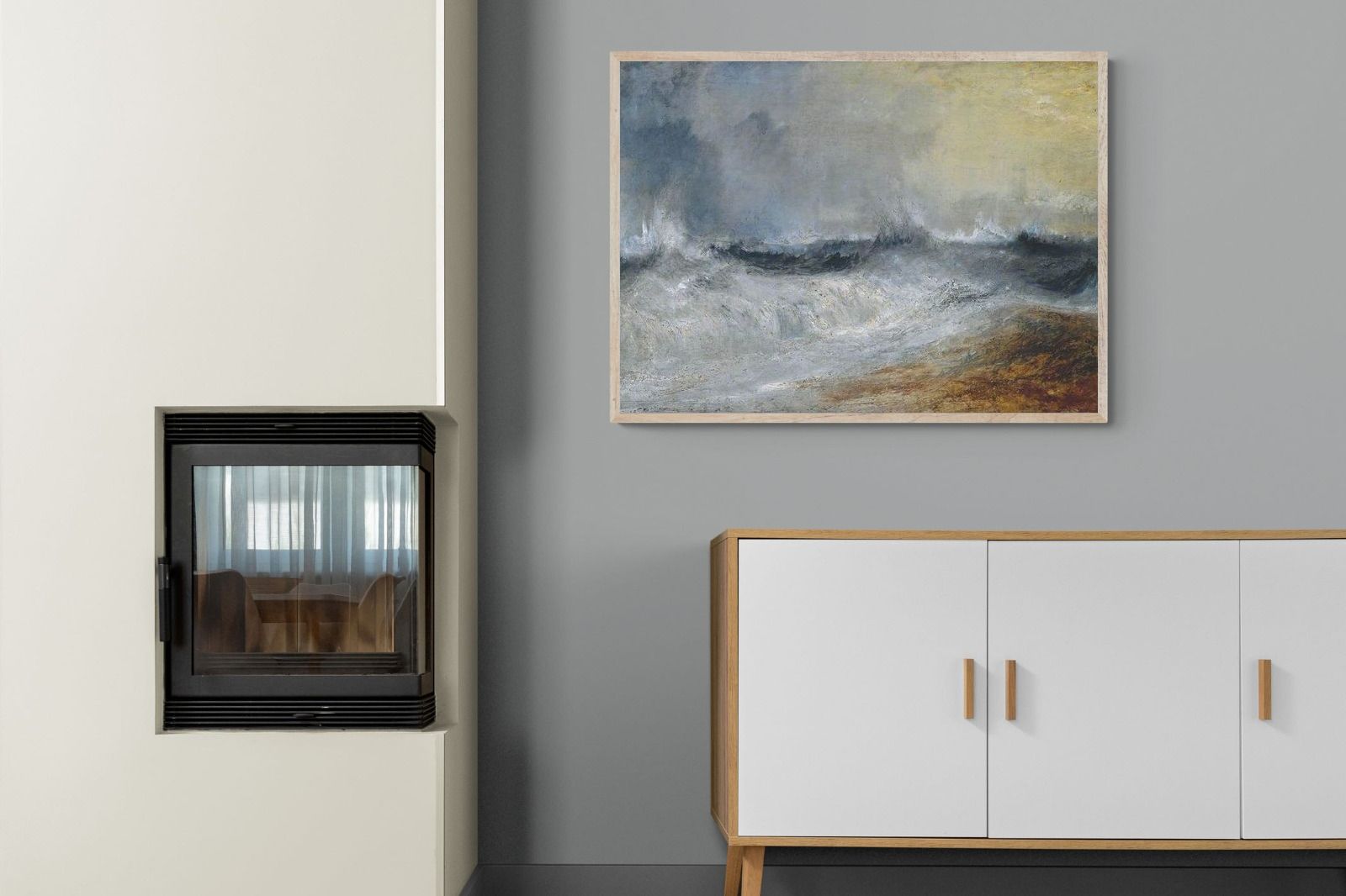 Pixalot ® Waves Breaking Against The Wind