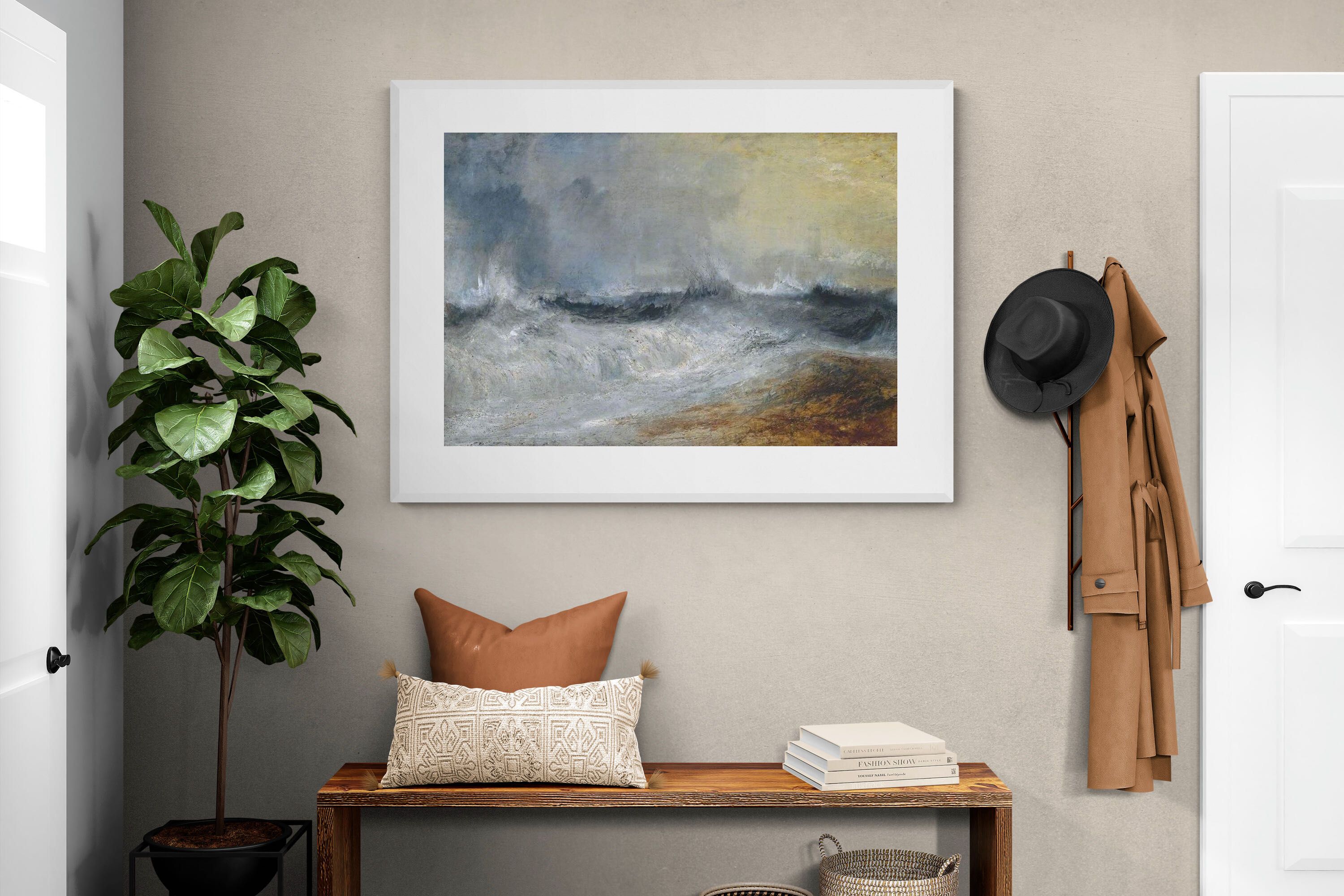 Pixalot ® Waves Breaking Against The Wind