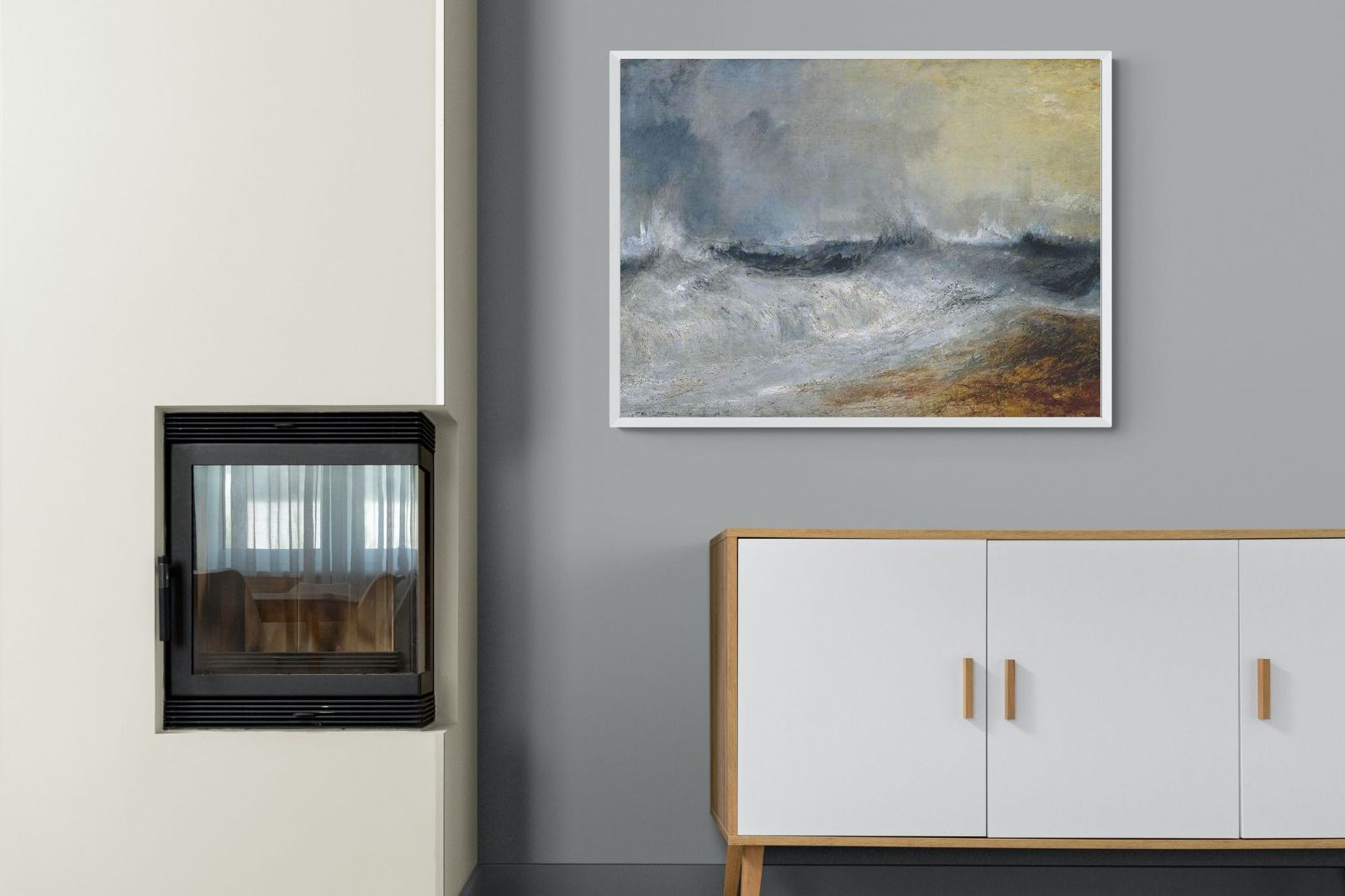 Pixalot ® Waves Breaking Against The Wind