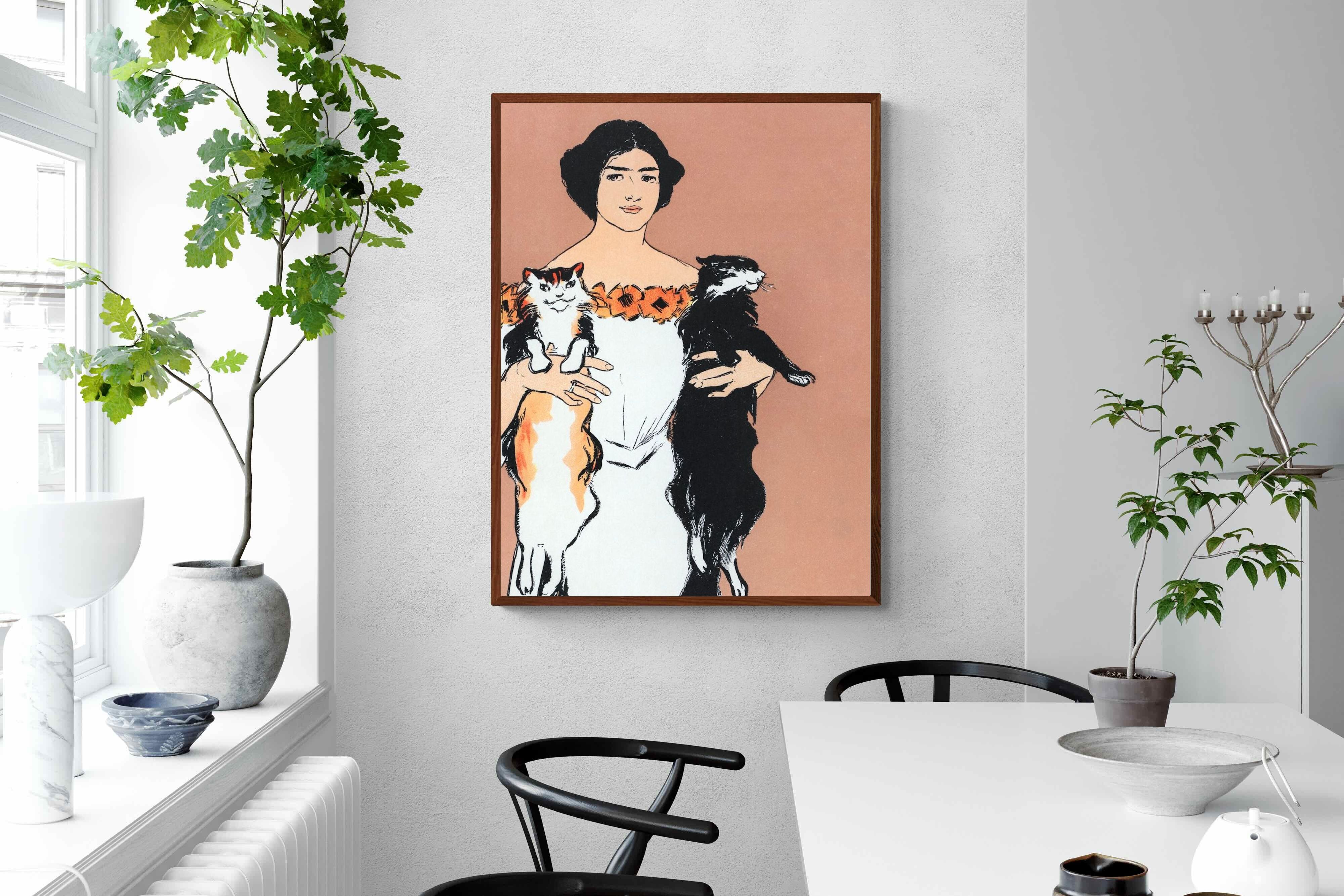 Pixalot ® Woman Holding Cats