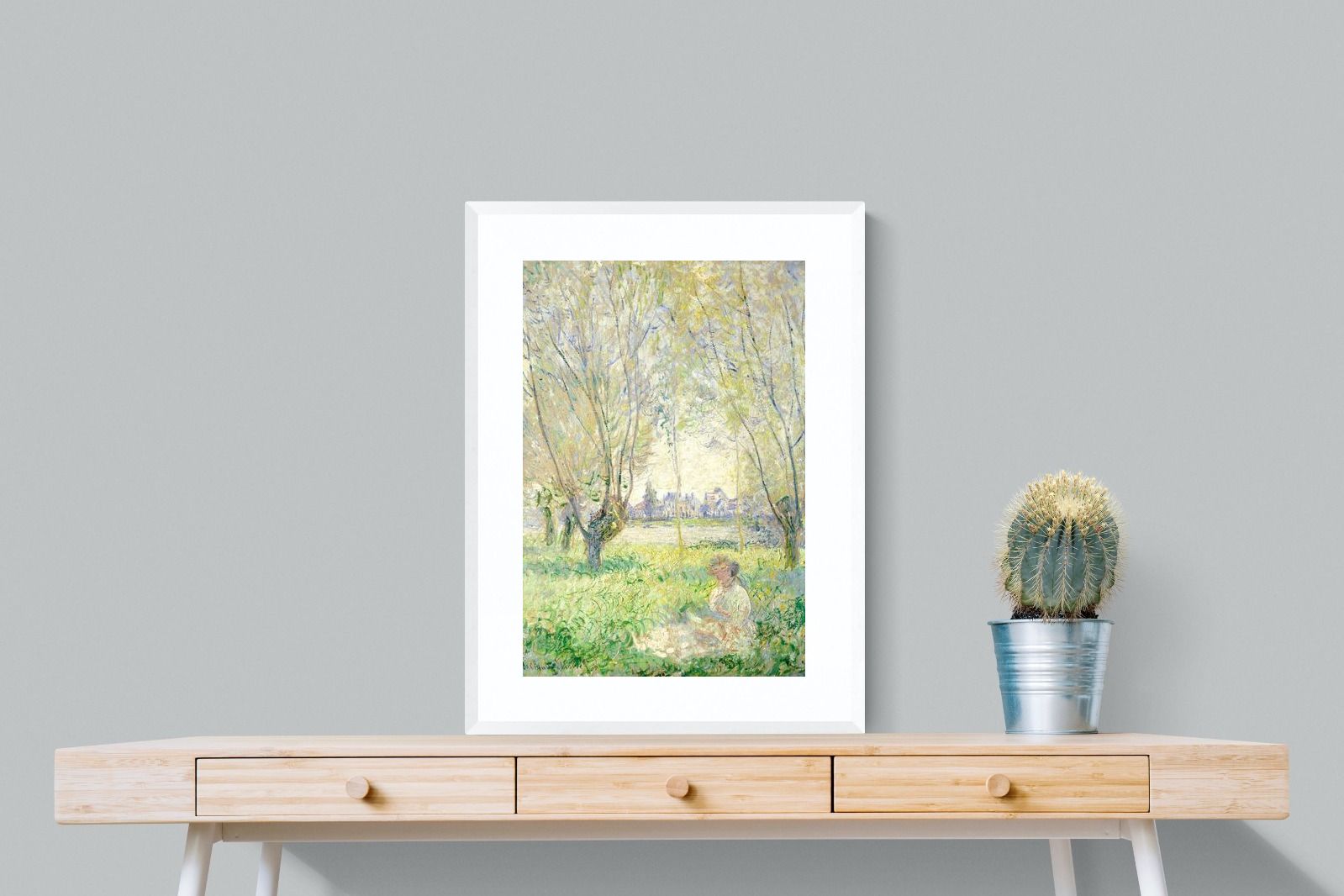 Pixalot ® Woman Seated under the Willows