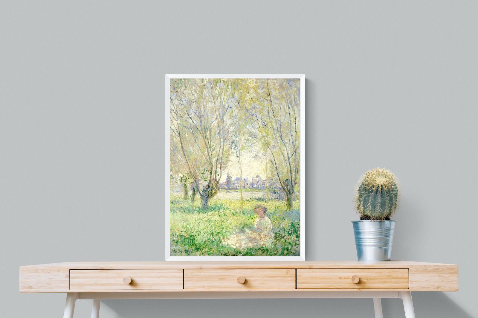 Pixalot ® Woman Seated under the Willows